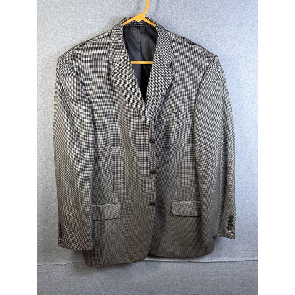 Axcess Blazer Mens 42R Gray Check Silk Wool Tweed Sport Coat Jacket Classic‎